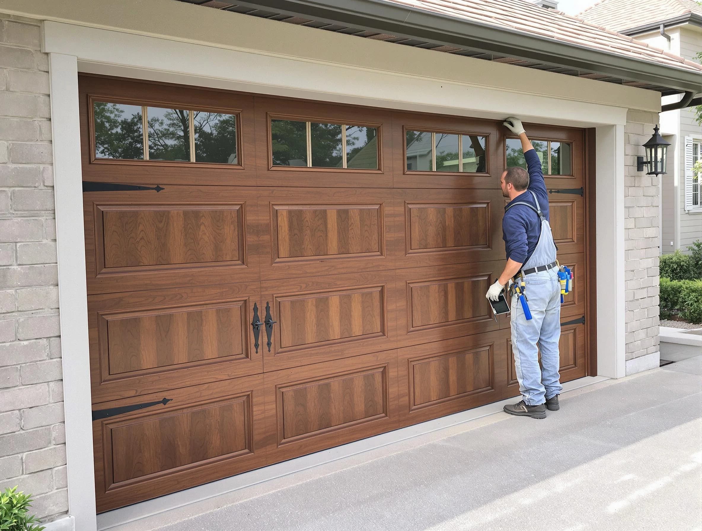 Custom garage door showcase by Aliquippa Garage Door Repair in Aliquippa