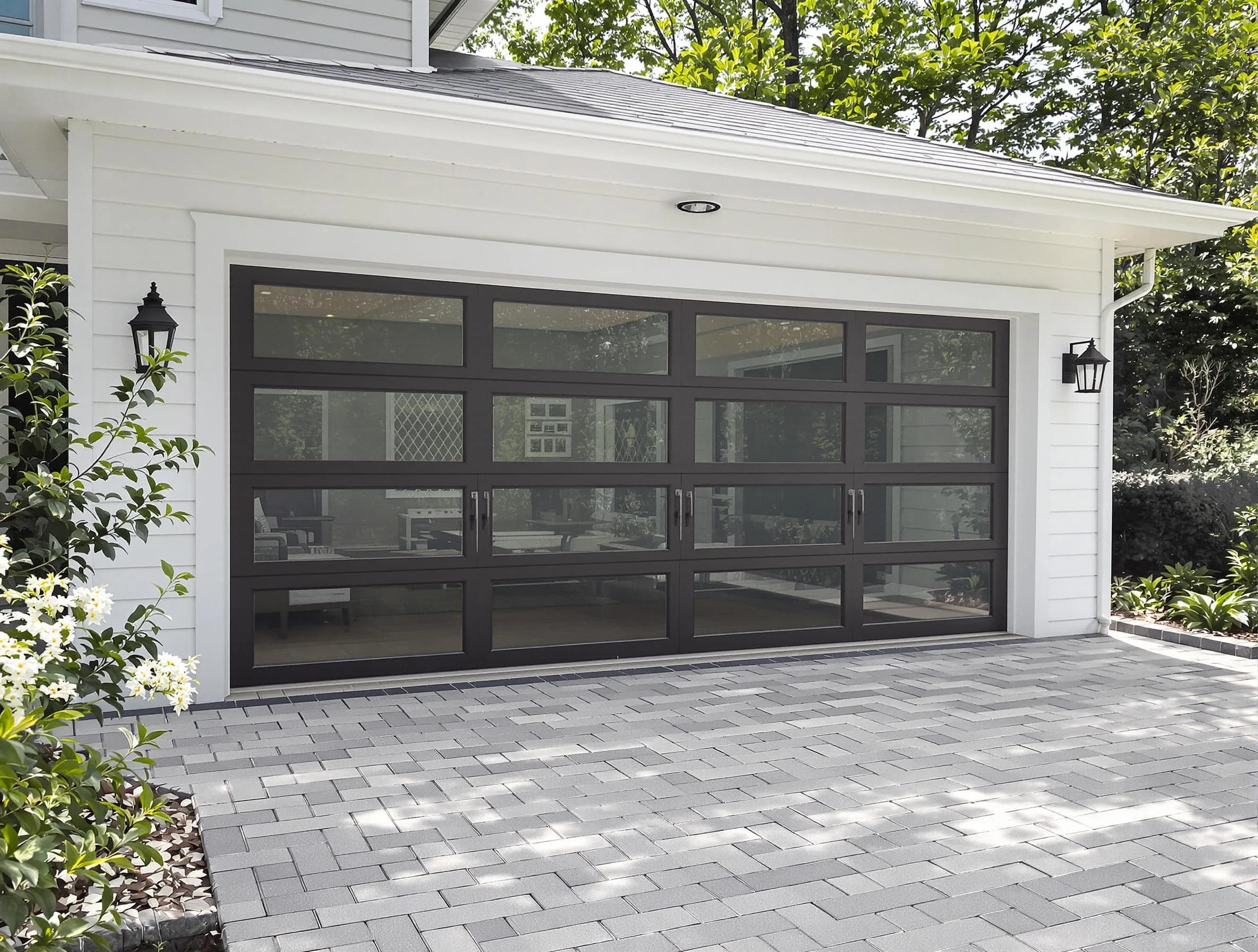 Aliquippa Garage Door Repair design specialist presenting custom garage door options to Aliquippa homeowner