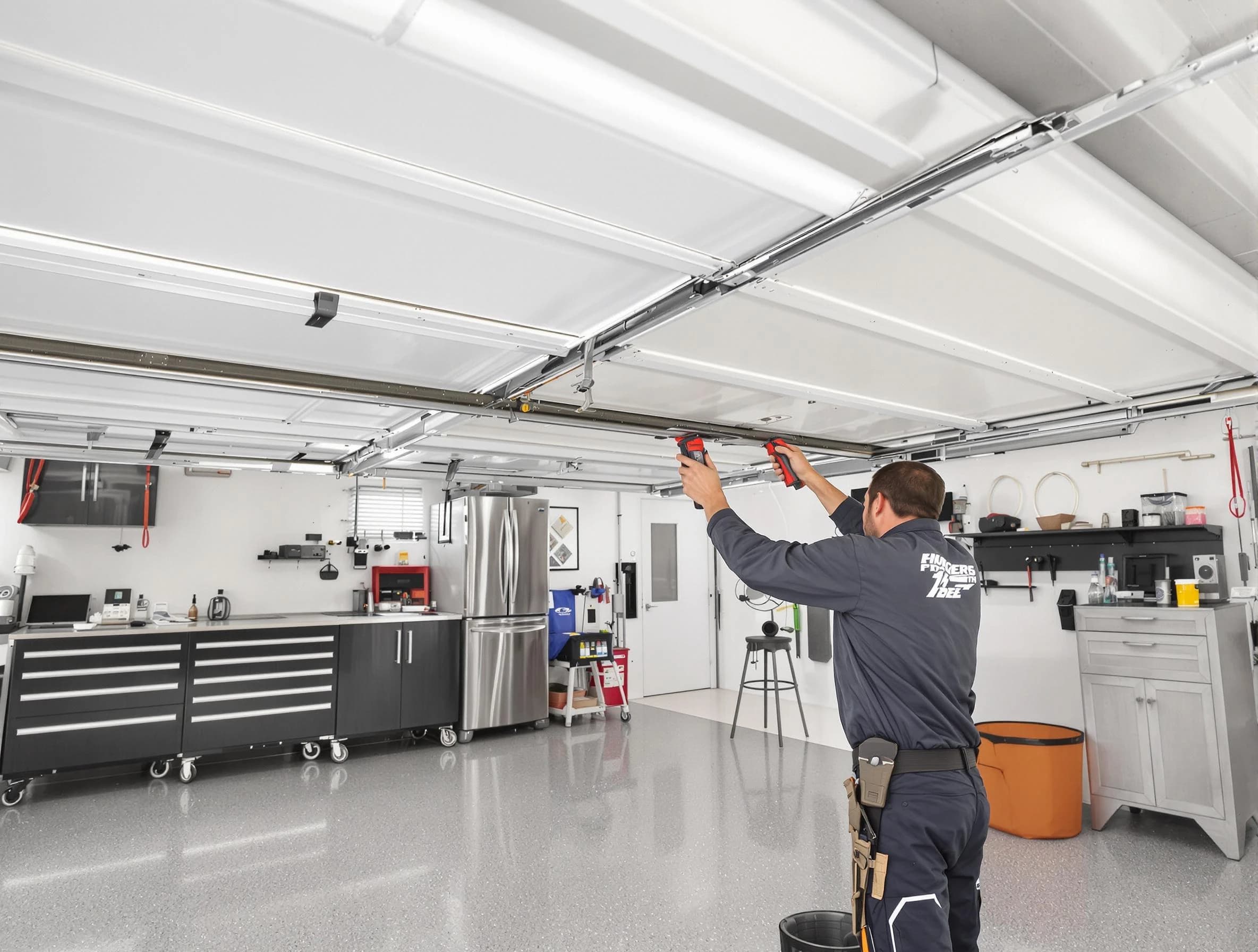 Overhead garage door repair service by Aliquippa Garage Door Repair in Aliquippa