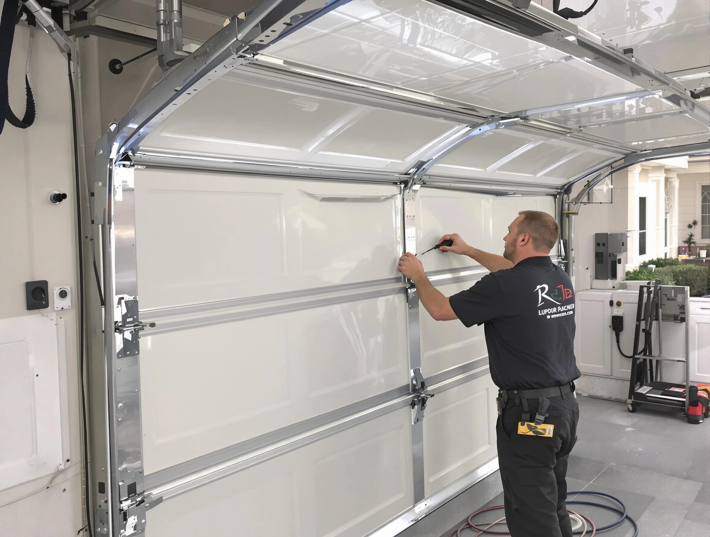 Aliquippa Garage Door Repair professional performing panel repair in Aliquippa