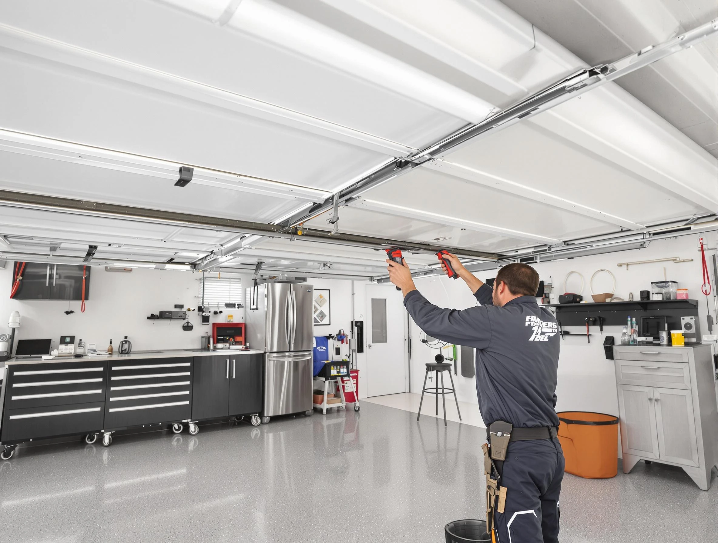 Overhead garage door repair service by Aliquippa Garage Door Repair in Aliquippa